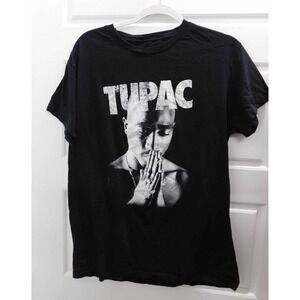 Tupac Shakur Mens Official Licensed 2Pac Prayer Graphic Hip Hop Rap T-Shirt sz M